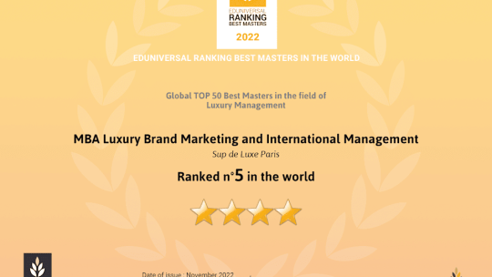 eduniversal classement mondial mba 2022