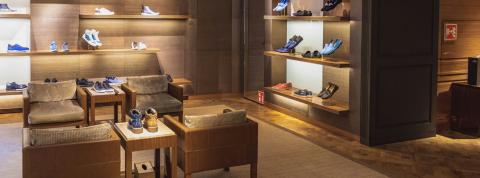 Boutique maison de luxe chaussures